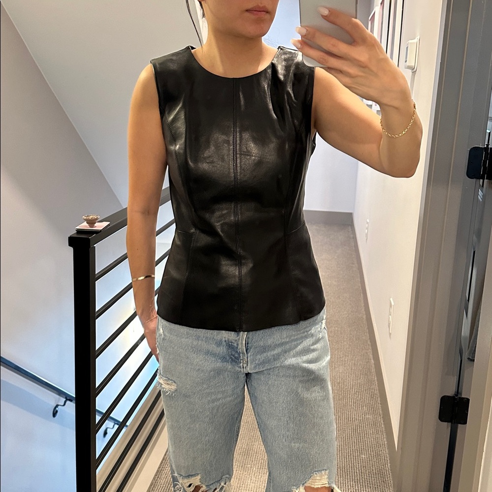 ANTONIO MELANI Leather Top